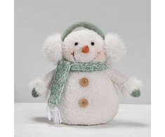 Dekoracija FUN EKE H26cm, sniego senis, žalia