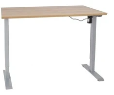Rašomasis stalas ERGO su 1 varikliu, 140x70 cm, Spalva: karijų