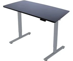 Stalas ERGO FIT 1 Variklio, Reguliuojamo Aukščio, 120x68 cm, Pilkas/Juodas