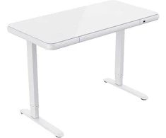 Home4you Stalas ERGO FIT Elektrinis, Reguliuojamo aukščio, Baltas, 122x62 cm