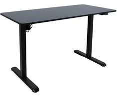 Home4you Reguliuojamo aukščio darbo stalas ERGO LIGHT su 1 varikliu 120x60cm, juodas