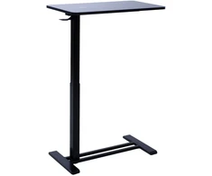 Home4You Desk ERGO with one leg 70x40xH66-106cm, manual, juodas