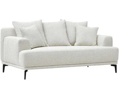 Home4You Sofa MAGNOLIA 2-vietė, šviesiai smėlio