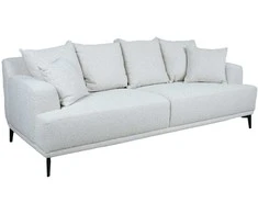 Home4You Sofa MAGNOLIA 3-vietė, šviesiai smėlio
