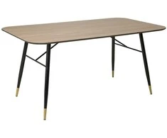 Fotelis Home4you Valgomojo stalas FLORA 160x90xH77cm