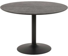Fotelis Black Red White Home4You Valgomojo stalas IBIZA, juodas (MT_ACT/STO_GRAUS_110X74-BLACK-FR)