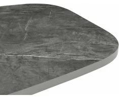 Fotelis Home4You Valgomojo stalas RAMONA 180/220x90xH75cm Pilkas