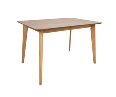 Fotelis Home4You Valgomojo stalas ROXBY, 120x80xh76cm, ąžuolas