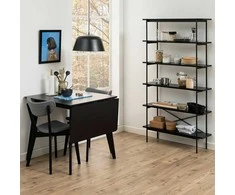 Home4You Valgomojo stalas „Roxby“, juodas