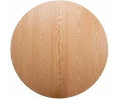 Fotelis Home4you Valgomojo stalas TROYES D100+32xH75cm, ąžuolinis