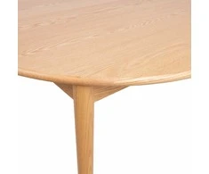 Fotelis Home4You Valgomojo stalas TROYES D120+40xH75cm, ąžuolinis