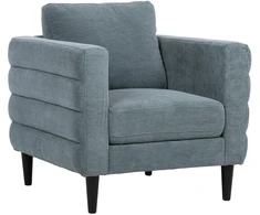 Fotelis Home4You Armchair STEVENS greenish-pilkas