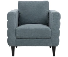 Fotelis Home4You Armchair STEVENS greenish-pilkas