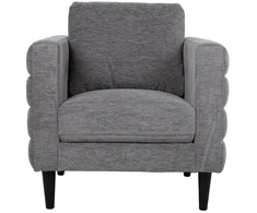 Fotelis Home4You Armchair STEVENS pilkas