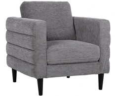 Fotelis Home4You Armchair STEVENS pilkas