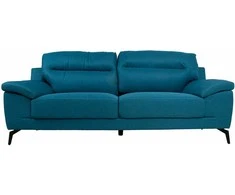 Fotelis Home4You Sofa ENZO 3-vietė, mėlyna