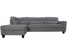 Fotelis Home4You Kampinė sofa HELSINKI KK, tamsiai pilka