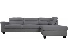 Fotelis Home4You Kampinė sofa HELSINKI DK, tamsiai pilka