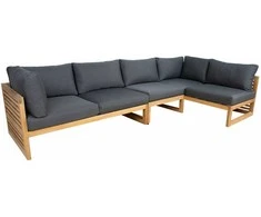 Fotelis Home4you Kampinė sofa SERENITY 2+2+1