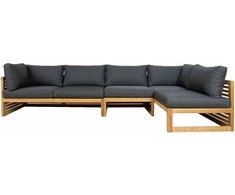 Fotelis Home4You Kampinė sofa SERENITY 2+2+1