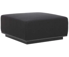 Fotelis Home4You Dark Pufas FULLER 83x83xA42cm, tamsiai pilkas
