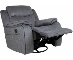 Home4You Fotelis Recliner GENTRY, Pilkos spalvos