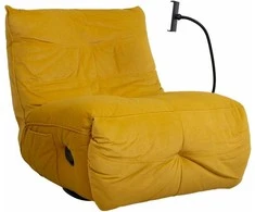 Fotelis Home4You Reglaineris WIN-WIN, geltonas