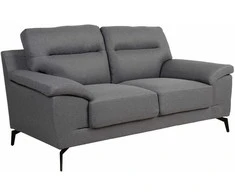Fotelis Home4You Sofa ENZO 2-vietė, tamsiai pilka