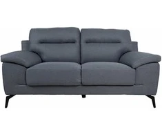 Fotelis Home4you Sofa ENZO 2-vietė, tamsiai pilka