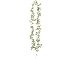 Girlianda ŽIEDAI 1.7cm, baltos gėlės