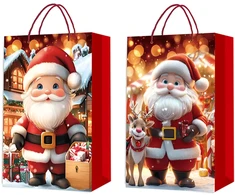 Lova Dovanų maišelis „FUN SANTA XXL“, 50x72x18 cm, įvairių spalvų