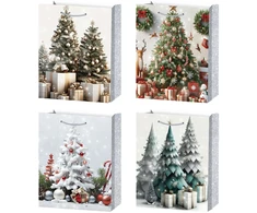 Lova Dovanų maišelis „XMAS TREE L“, 31x40x12 cm, įvairių spalvų