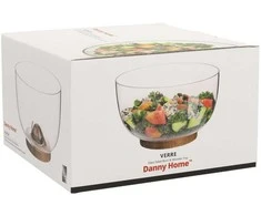 Home4You Stiklinis dubuo SALOTOS D23,5xH12,1cm