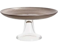Home4You Stiklinė lėkštė TORTO LĖKŠTĖ D22cm