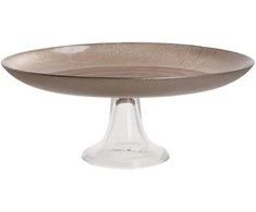 Home4You Stiklinė lėkštė TORTO LĖKŠTĖ D28cm
