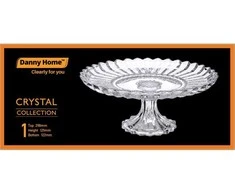 Home4You Stiklinė lėkštė VAISIŲ LĖKŠTĖ D30xH12cm