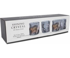 Home4You Stiklas SHINING 280ml, sidabrinis