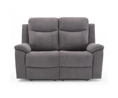 Home4You Atlošiamoji sofa MILO 2, dvivietė, 155x96xH103cm, su elektriniu mechanizmu, pilka