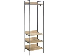 Home4You Prieškambario lentyna HANNES 52x40xH180cm Rustic melaminas