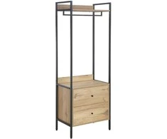 Home4You Prieškambario spintelė HANNES 64x40xH180cm Rustic melaminas