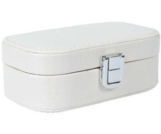 Juvelyrinių dirbinių dėžutė SEZANE XS 12,5×7,5x4 cm, balta