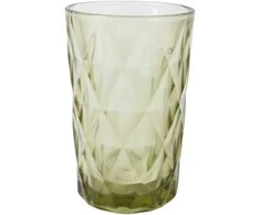 Home4You Stiklinė aukšta CORAL 350ml, žalia