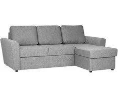Home4You Kampinė sofa-lova INGA pilka