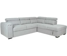 Home4You Kampinė sofa-lova ODELIA-2 RC, pilka