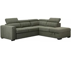 Home4You Kampinė sofa-lova ODELIA-2 RC Žalia