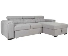 Home4You Kampinė sofa-lova ODELIA RC Pilka