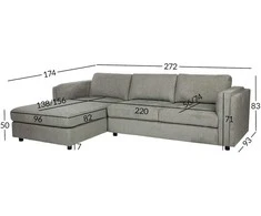 Home4you Kampinė sofa SIRE LC Žalia