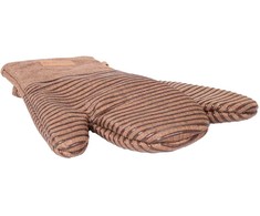 Kelioninis Home4You Orkaitės pirštinės ANNELI 2 vnt., aukštis 31 cm, rudos