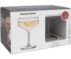 Home4You Kokteilių taurės CRYSTAL 2vnt 150ml "Daily cocktail"