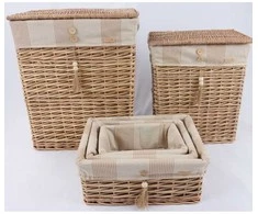 Home4you Krepšys WILLI STRIPE 34x25xH15cm
